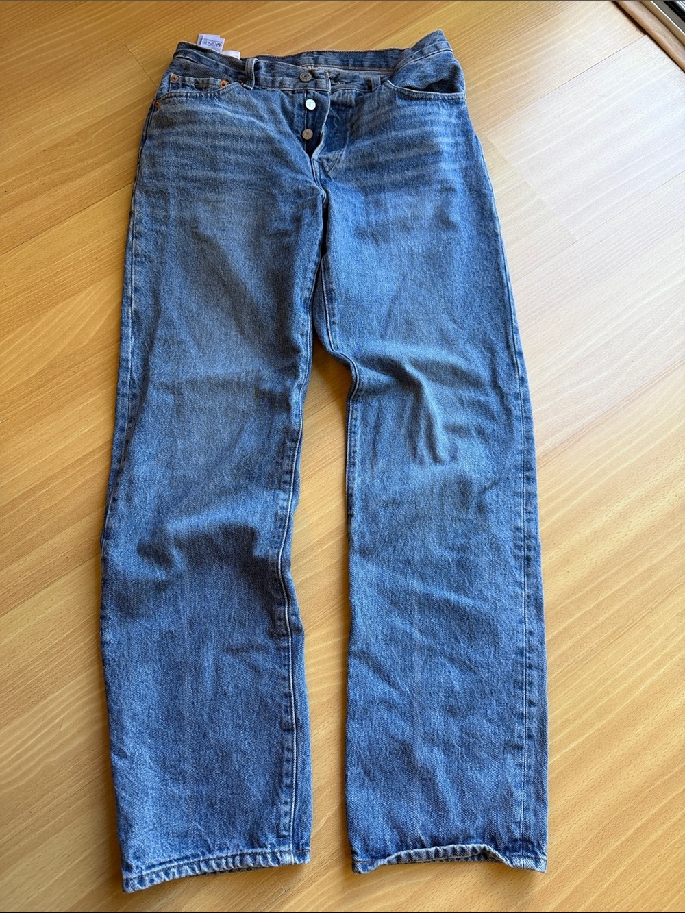 Classic Levi’s Wide-Leg Button Fly Women’s Denim